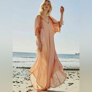 FREE PEOPLE “Rose Easy Morning” Maxi Dress a size M